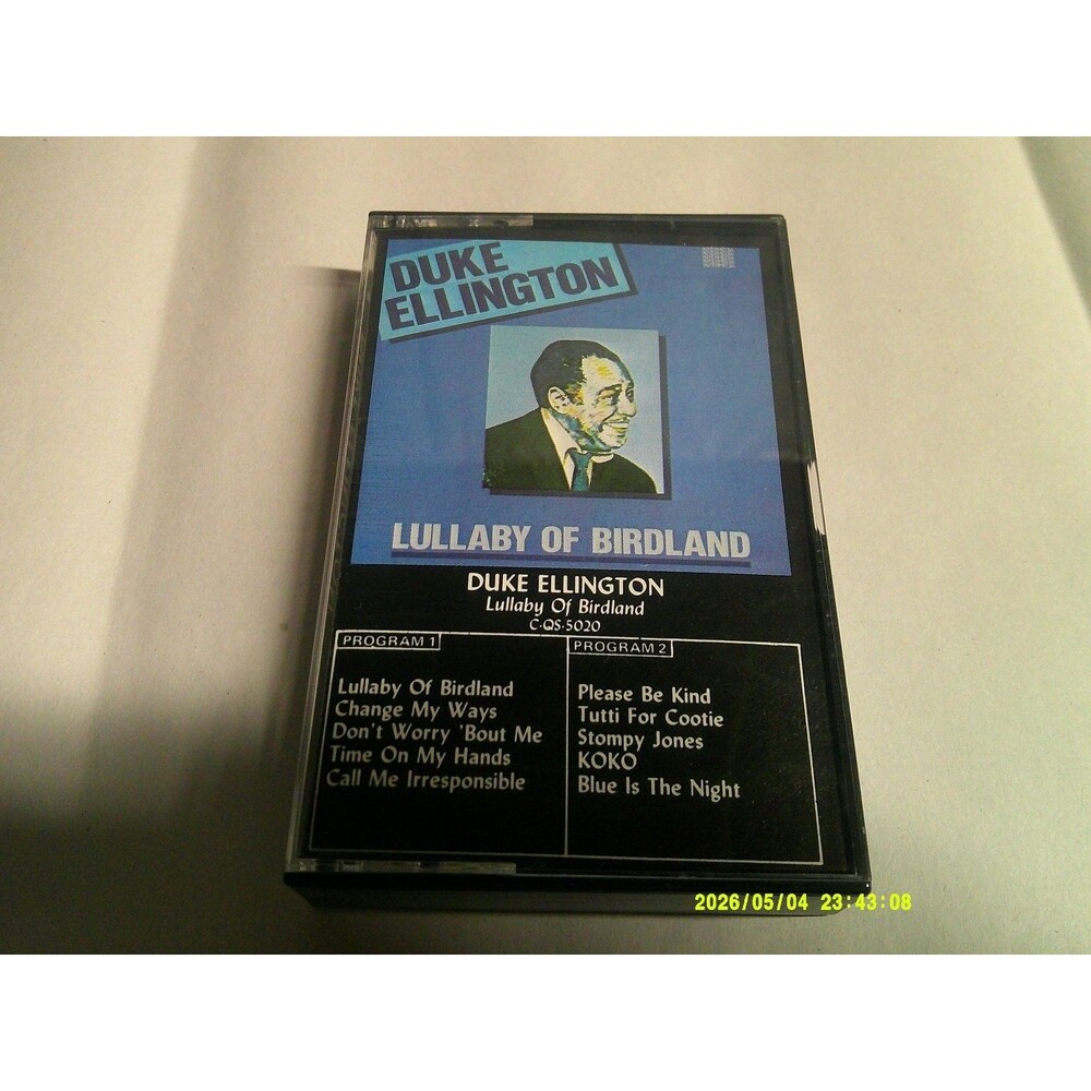 Duke Ellington - Lullaby Of Birdland Cassette Tape Vintage Jazz C-cs 5020